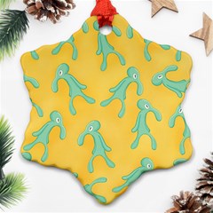 Bold And Brash Pattern Snowflake Ornament (two Sides) by Valentinaart