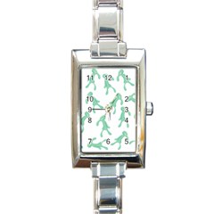 Bold And Brash Pattern Rectangle Italian Charm Watch by Valentinaart