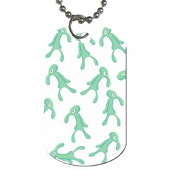 Bold And Brash Pattern Dog Tag (two Sides) by Valentinaart