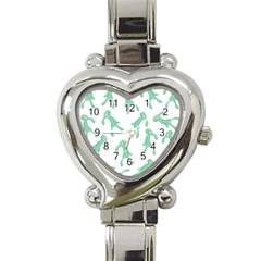 Bold And Brash Pattern Heart Italian Charm Watch by Valentinaart