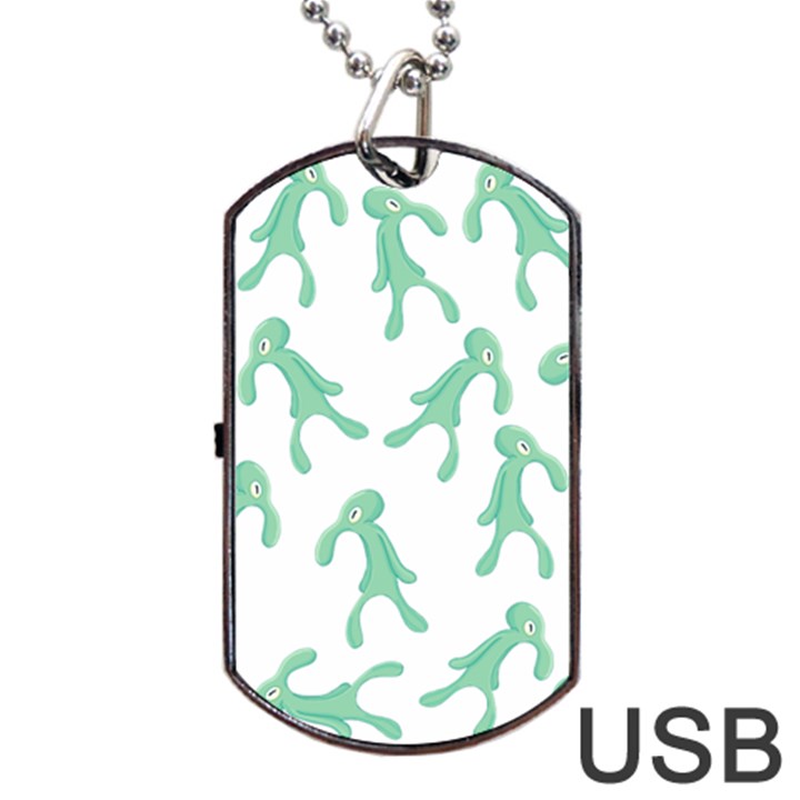 Bold and Brash pattern Dog Tag USB Flash (Two Sides)