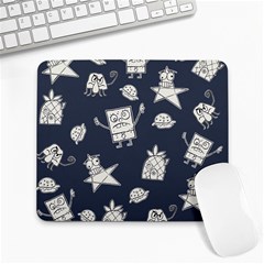 Doodle Bob Pattern Large Mousepads