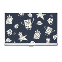 Doodle Bob Pattern Business Card Holder