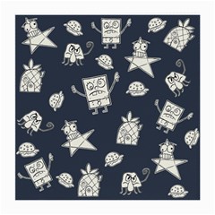 Doodle Bob Pattern Medium Glasses Cloth (2-Side)