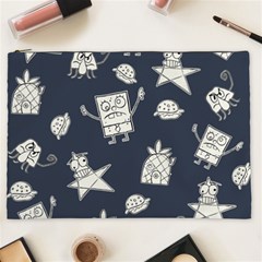 Doodle Bob Pattern Cosmetic Bag (XXL)