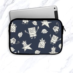 Doodle Bob Pattern Apple Ipad Mini Zipper Cases by Valentinaart