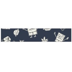 Doodle Bob Pattern Large Flano Scarf 