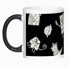 Doodle Bob Pattern Morph Mugs by Valentinaart