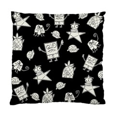 Doodle Bob Pattern Standard Cushion Case (two Sides) by Valentinaart