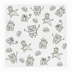 Doodle Bob Pattern Medium Glasses Cloth (2-Side) Front