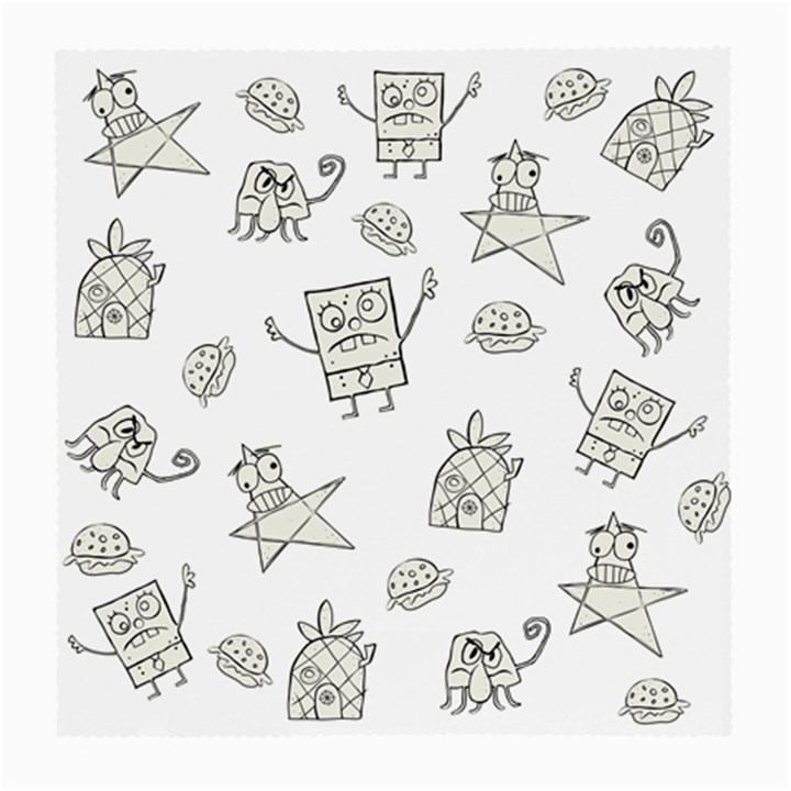 Doodle Bob Pattern Medium Glasses Cloth (2-Side)