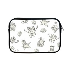 Doodle Bob Pattern Apple Ipad Mini Zipper Cases by Valentinaart