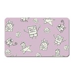 Doodle Bob Pattern Magnet (Rectangular) Front