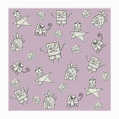 Doodle Bob Pattern Medium Glasses Cloth by Valentinaart