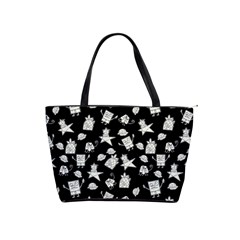 Doodle Bob Pattern Classic Shoulder Handbag by Valentinaart