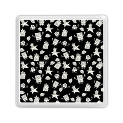 Doodle Bob Pattern Memory Card Reader (square) by Valentinaart