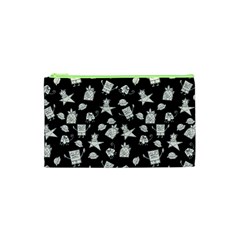 Doodle Bob Pattern Cosmetic Bag (xs) by Valentinaart