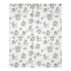 Doodle Bob Pattern Shower Curtain 60  X 72  (medium) 