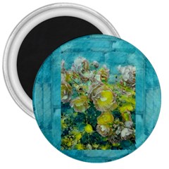 Bloom In Vintage Ornate Style 3  Magnets by pepitasart