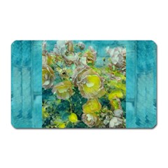 Bloom In Vintage Ornate Style Magnet (rectangular) by pepitasart