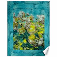 Bloom In Vintage Ornate Style Canvas 12  X 16  by pepitasart