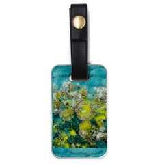 Bloom In Vintage Ornate Style Luggage Tags (one Side)  by pepitasart