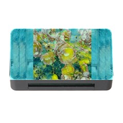 Bloom In Vintage Ornate Style Memory Card Reader With Cf by pepitasart