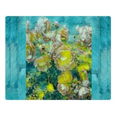 Bloom In Vintage Ornate Style Double Sided Flano Blanket (large)  by pepitasart