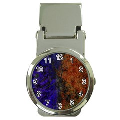 Colored Rusty Abstract Grunge Texture Print Money Clip Watches by dflcprints