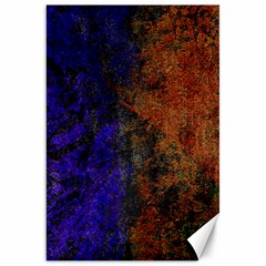 Colored Rusty Abstract Grunge Texture Print Canvas 20  X 30  by dflcprints