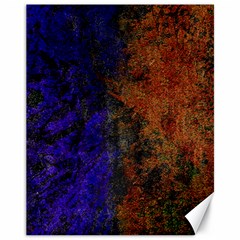 Colored Rusty Abstract Grunge Texture Print Canvas 11  X 14  by dflcprints