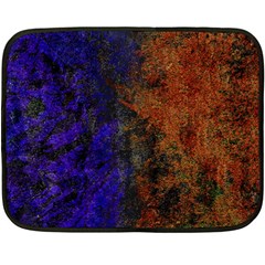 Colored Rusty Abstract Grunge Texture Print Double Sided Fleece Blanket (mini)  by dflcprints