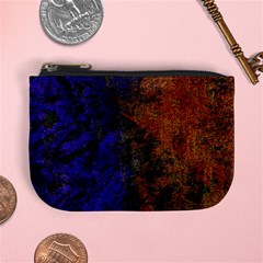 Colored Rusty Abstract Grunge Texture Print Mini Coin Purse by dflcprints