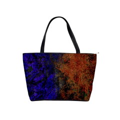 Colored Rusty Abstract Grunge Texture Print Classic Shoulder Handbag by dflcprints