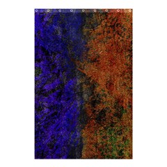 Colored Rusty Abstract Grunge Texture Print Shower Curtain 48  X 72  (small)  by dflcprints