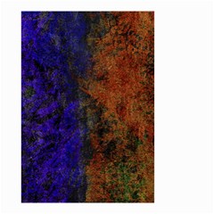 Colored Rusty Abstract Grunge Texture Print Small Garden Flag (two Sides) by dflcprints