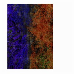 Colored Rusty Abstract Grunge Texture Print Large Garden Flag (two Sides) by dflcprints