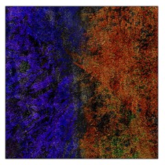 Colored Rusty Abstract Grunge Texture Print Large Satin Scarf (square) by dflcprints