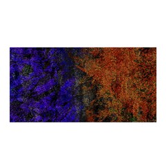 Colored Rusty Abstract Grunge Texture Print Satin Wrap by dflcprints