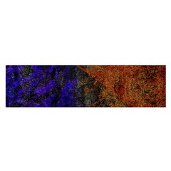 Colored Rusty Abstract Grunge Texture Print Satin Scarf (oblong) by dflcprints