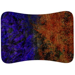 Colored Rusty Abstract Grunge Texture Print Velour Seat Head Rest Cushion by dflcprints