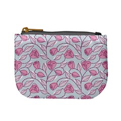 Pink Roses Mini Coin Purse