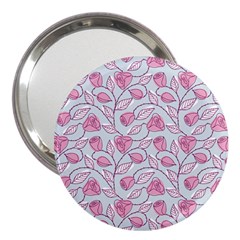 Pink Roses 3  Handbag Mirrors by JadehawksAnD