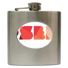 Picsart 08 15 11 00 26 Hip Flask (6 Oz) by Topser