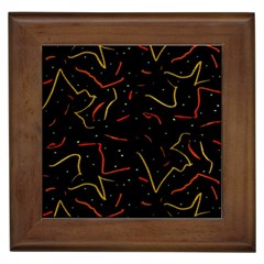 Lines Abstract Print Framed Tiles by dflcprints