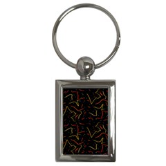 Lines Abstract Print Key Chains (rectangle)  by dflcprints