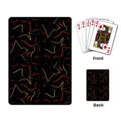 Lines Abstract Print Playing Cards Single Design by dflcprints