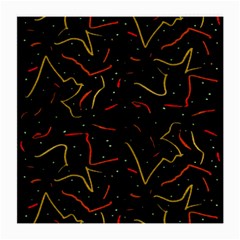 Lines Abstract Print Medium Glasses Cloth by dflcprints