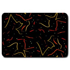 Lines Abstract Print Large Doormat  by dflcprints