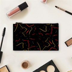 Lines Abstract Print Cosmetic Bag (small) by dflcprints